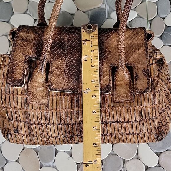 Vintage Tosca Blu python leather purse - Picture 11 of 14